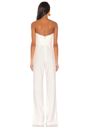 Nookie Glamour Jumpsuit in White. Size M. Also in XS, L, XL.