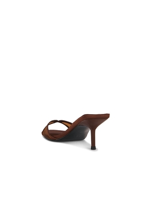 FEMME LA Monaco Slipper in Brown. Size 10. Also in 7, 8, 9.
