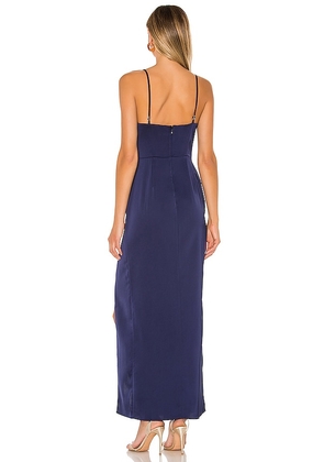 NBD Lila Gown in Navy. Size M. Also in XXS, XS, S, XL.