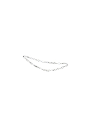 Jenny Bird Dhani Anklet in Metallic Silver. Size M. Also in .