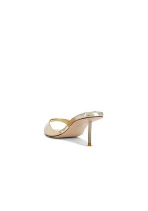 FEMME LA Marseille Slipper in Metallic Gold. Size 10. Also in 6, 7, 8, 9.