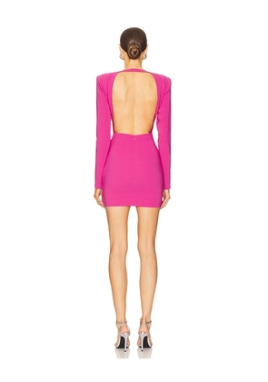 Michael Costello x REVOLVE Fena Mini Dress in Pink. Size XS. Also in XXS.