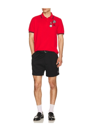 Fred Perry x Kris Van Assche Polo Shirt in Red. Size L. Also in M, S, XL/1X.