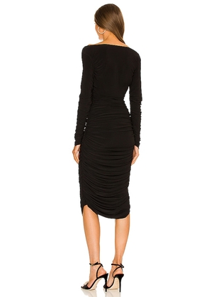 Norma Kamali Tara Dress in Black. Size M. Also in XS, XXS, S, L.