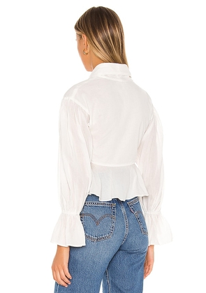 Lovers and Friends Ash Top in White. Size S. Also in M, XL.