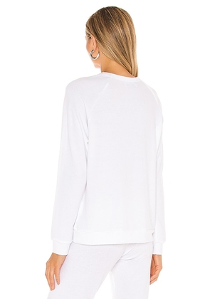 Michael Lauren James Sweatshirt in White. Size L. Also in M, XS.