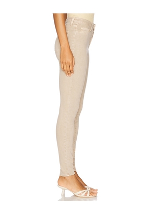 L'AGENCE Marguerite High Rise Skinny Jeans in Tan. Size 25. Also in 24, 26, 27, 28, 29, 32.