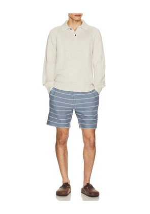 Faherty Whitewater Sweatshorts in Blue,White. Size L. Also in S, M, XL/1X.