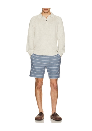 Faherty Heirloom Long Sleeve Polo Sweater in Light Grey. Size L. Also in S, M, XL/1X.