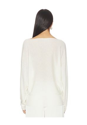 Favorite Daughter The Effortless Sweater in Ivory. Size L. Also in XS, S, M, XL.