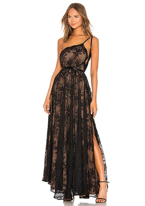 Michael Costello x REVOLVE Paris Gown in Black. Size M. Also in S, L, XL.