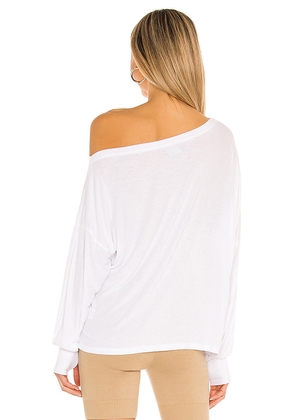 Michael Lauren Kristopher Open Shoulder Top in White. Size M. Also in L, S, XL, XS, XXL.