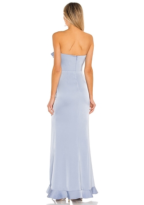 NBD Luna Gown in Baby Blue. Size M. Also in XS, S, XL.