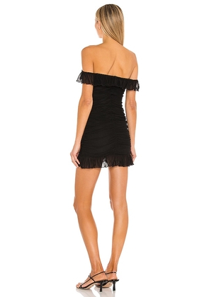 MAJORELLE Bandit Mini Dress in Black. Size S. Also in M.
