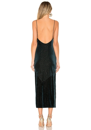 Lovers and Friends Rebel Slip in Dark Green. Size M. Also in L, S, XL, XS.