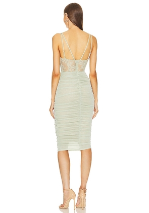 Michael Costello x REVOLVE Lulee Midi Dress in Mint. Size M. Also in XS.