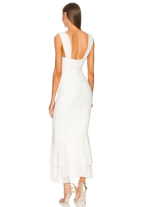 Michael Costello x REVOLVE Hilary Gown in Ivory. Size XL. Also in L, M, S, XS, XXS.