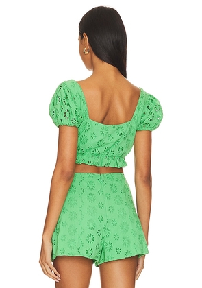 Lovers and Friends Leah Top in Green. Size M. Also in S, L, XL.