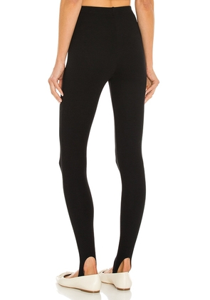 LESET Rio Stirrup Pant in Black. Size M. Also in L, S, XL, XS.