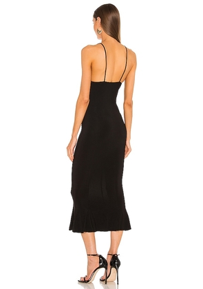 Norma Kamali x REVOLVE Slip Fishtail Dress in Black. Size M. Also in XS, S, L, XL.