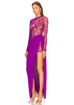 Michael Costello X REVOLVE Hillary Gown in Purple. Size S. Also in XS, XXS.