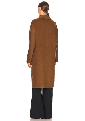 LAMARQUE Thara Coat in Chocolate. Size XL. Also in XS/S, M/L.