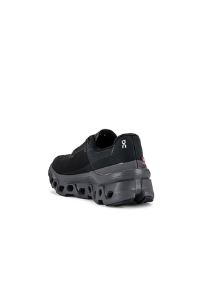 On Cloudmonster Sneaker in Black. Size 5. Also in 7, 7.5, 8.5, 9.