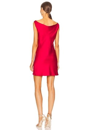 Norma Kamali Maria Mini Dress in Red. Size M. Also in XXS, XS, S, L.