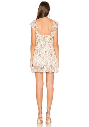 MORE TO COME Kristyn Mini Dress in Ivory. Size M. Also in XS.