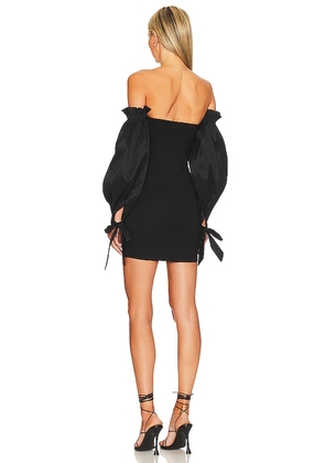 MAJORELLE Sky Dress in Black. Size M. Also in XS, S, L.