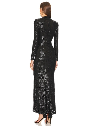 Michael Costello x REVOLVE Houston Gown in Black. Size XS. Also in XXS, S.