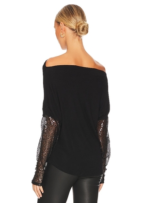 Michael Lauren Boat Neck Top in Black. Size XS. Also in S.