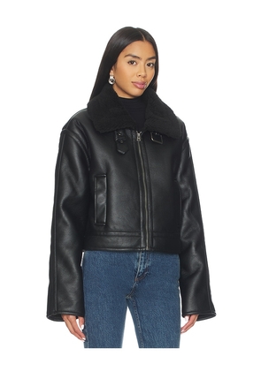 superdown Lucinda Faux Leather Jacket in Black. Size M. Also in XXS.