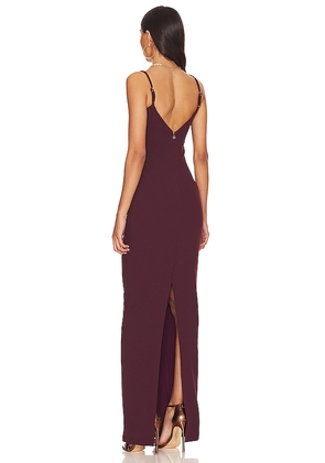 Nookie Bailey Gown in Wine. Size M. Also in L, XL.