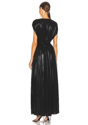 Norma Kamali Athena Gown in Black. Size XS. Also in XXS, S.
