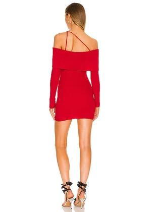 NBD Petra Mini Dress in Red. Size S. Also in XL, XS.