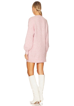 MAJORELLE Rishelle Embellished Sweater Dress in Pink. Size S. Also in L.