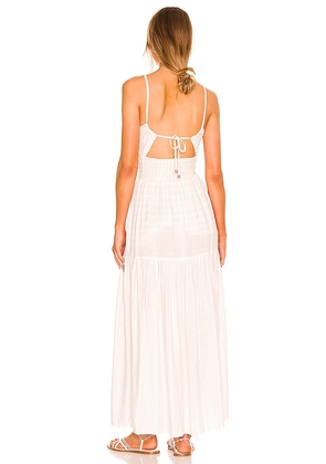 LSPACE Zuri Dress in Cream. Size M. Also in L, S, XL, XS.