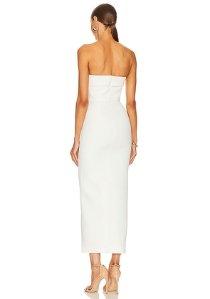 The New Arrivals by Ilkyaz Ozel Rhea Midi Dress in White. Size 36/4. Also in 34/2.