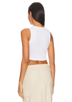 Lovers and Friends Shell Tank in White. Size M. Also in XS, S, L, XL.