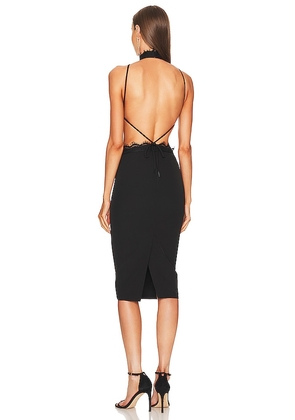 Michael Costello x REVOLVE Jenson Midi Dress in Black. Size M. Also in XL.