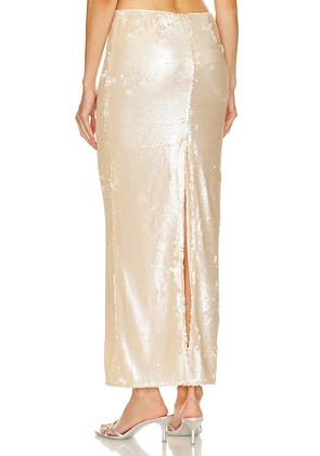 Lovers and Friends x Bridget Lilium Skirt in Beige. Size M. Also in S.