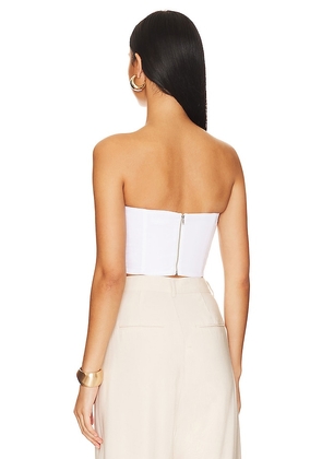 Lovers and Friends Rosalind Crop Top in White. Size M. Also in XS, XXS, XL.