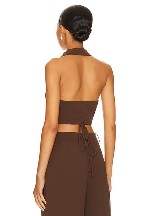 Lovers and Friends Tory Top in Brown. Size M. Also in L, XL.