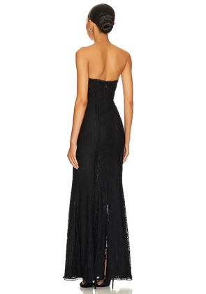 MAJORELLE Mari Elena Gown in Black. Size S. Also in XS, M, L, XL.