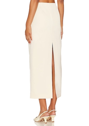 L'Academie Dionira Maxi Skirt in Beige. Size M. Also in S, L, XL.