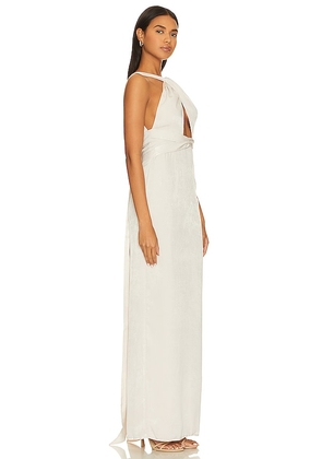 Lovers and Friends Bobbi Gown in Beige. Size S. Also in M, XL.