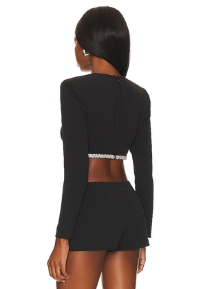 Lovers and Friends x Rachel Cosette Crop Top in Black. Size M. Also in S, XXS, XS, L.