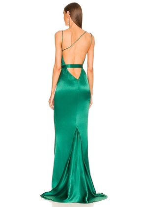 Michael Costello x REVOLVE Tonya Gown in Green. Size S. Also in M, XL.