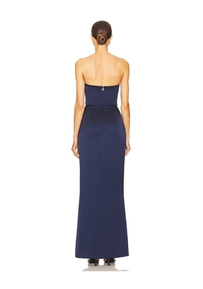 Nookie Emelie Strapless Gown in Navy. Size M. Also in XS, S, L, XL/1X.